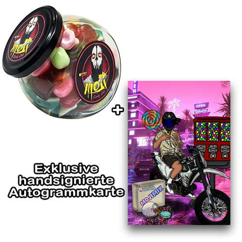 Moji Candy Mix mit streng limitierter Autogrammkarte (520g)